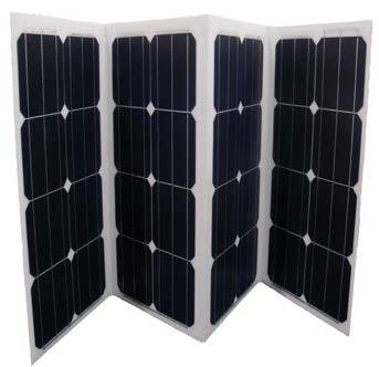 138W Solar Panel  Folding Foldable Non No Glass Lightweight Impact Resistance Low Glare