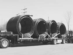 tube pipe tubes pipes HDPE tubing and piping for use in municipal potable water transmission, distribution and service lines, storm and sanitary sewers and industrial or mine piping systems