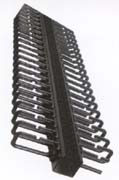 100 cable capacity rack mount vertical manager