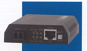 Model number 065-1174, 10/100BaseT/TX to 100BaseFX Converter, LC Multimode