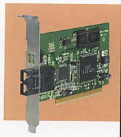 100BaseFX PCI Fiber LAN Adapter, Singlemode SC Connector