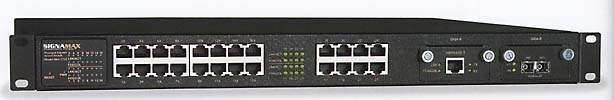 Gigabit Ethernet Access Switch - the cornerstone of teh Signamax Ethernet switch product line.