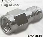 sma plug to jack adaptor
