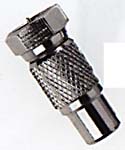 RCA female to f  male adapter connector