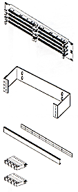 110 wall mount kits