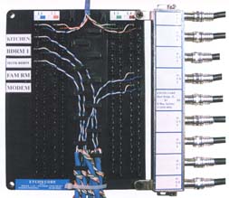 phone telephone 110 66 block distribution video dd1x1 structured wiring device 2ghz splitter