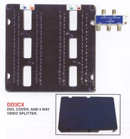 telephone phone 110 66 block punch down video splitter wall mount dd3cx structured wire
