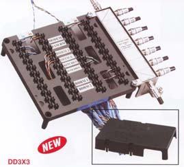 phone telephone video structured wire 110 66 block dd3x3 panel wall mount