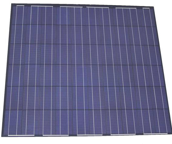 258W Solar Panel Non No Glass Lightweight Impact Resistance Low Glare