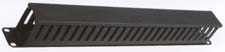 rack mount horizontal cable manager 19 inch finger duct with cover