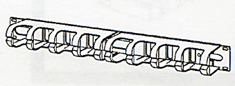 110 wire management 19" rack mount