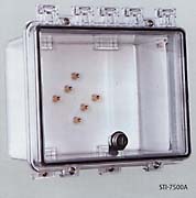 Multipurpose lockable enclosure for keypads or other electronic products protect from vandalism, accidental damage, dirt, dust and grime.