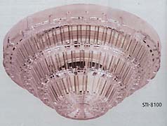 Clear, flush mount Damage Stopper with mounting hardware.