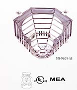 Small low profile design to fit today's smaller sized detectors with access for conduit.