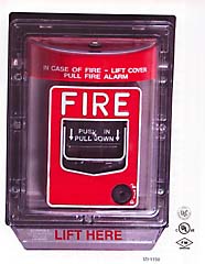 Protective covers to help stop malicious and accidental false fire alarms.  Ideal for schools, colleges, hospitals, nursing homes, stores, hotels, other public buildings.