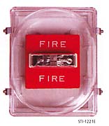 This cover is for strobes only and has slots in it to allow the horn to be heard.
