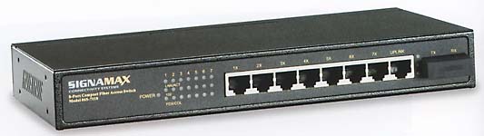 This series of switches allows cost-effective fiber extnsion to small workgroups and PLC clusters.