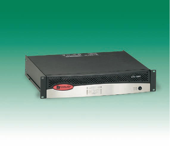 PUBLIC ADDRESS AMPLIFIER FOR INDUSTRIAL ENVIRONMENTS FEDERAL SIGNAL CTS600 CTS1200 CTS2000 CTS3000