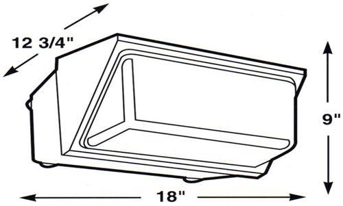 Our Large Electrical Wall Packs provide the best weatherproof outdoor lighting light lights fixture dimension size sizes dimensions