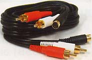 2 rca audio 1 svideo cable