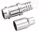 2 piece crimp  on female bnc connector
