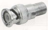 f  female to BNC male adapter connector