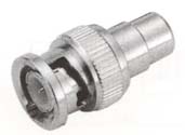 RCA female to BNC male interseries adapter connector