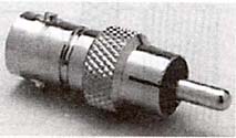BNC female to RCA male interseries adapter connector