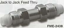 fme jack to jack feed thru connector