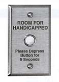 Mounting Plate Part# 147-10 room for handicapped