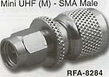 mini uhf male to sma male connector