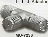 mini uhf j-j-j adaptor
