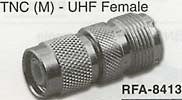 tnc male connector to uhf female adaptor