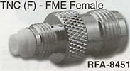 tnc female connector to fme female adaptor