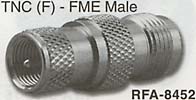 tnc female connector to fme male adaptor
