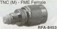 tnc male connector to fme female adaptor