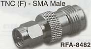 tnc female connector to sma male adaptor