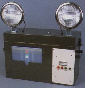 S6L Industrial and Special Use Emergency Light Lighting. Seismic Rated Wall-Mounting Shelf Seismic-Rated, Lead Acid Battery Big Beam