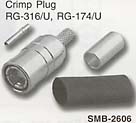 smb crimp plug connector