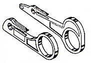 UTP data cable strippers
